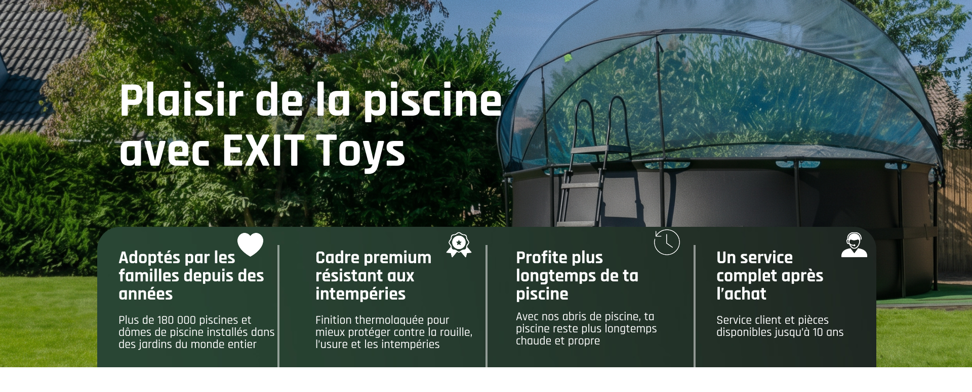 Piscines & abris de piscine