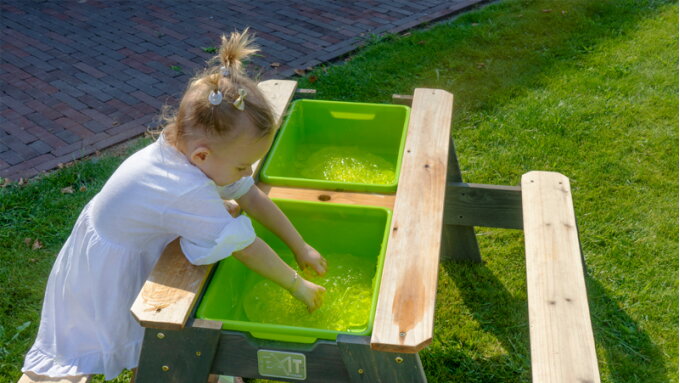 Conseils de jeux pour la table d'activités sable et eau d'EXIT Toys