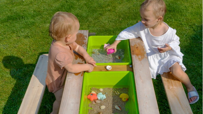Conseils de jeux pour la table d'activités sable et eau d'EXIT Toys