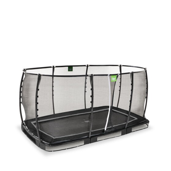 Trampoline enterr&eacute; EXIT Allure Premium 244x427cm - noir