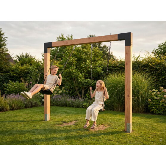 EXIT Linea Robust 110 Balan&ccedil;oire double en bois