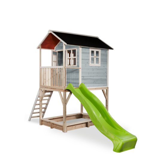 Cabane en bois EXIT Loft 700 - bleu
