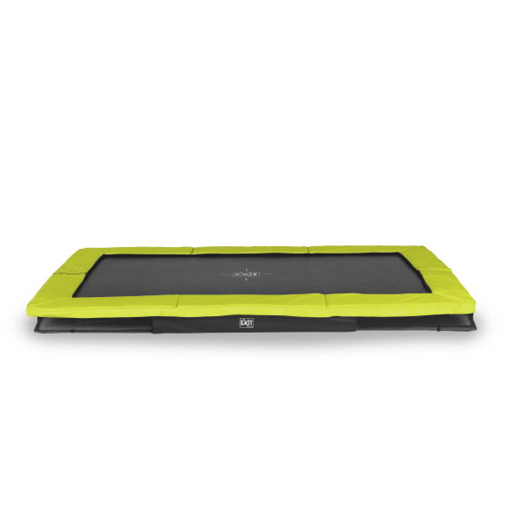Trampoline enterré EXIT Silhouette sports ø244x366cm - vert