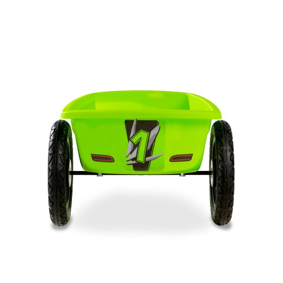 Kart EXIT Cheetah avec remorque - vert/noir