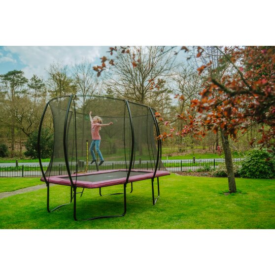 Trampoline EXIT Silhouette 244x366cm - rose