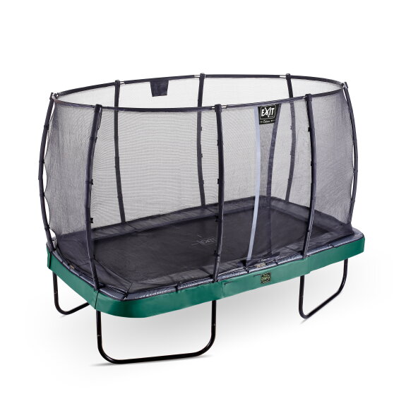 Trampoline EXIT Elegant Premium ensemble complet 244x427cm - vert