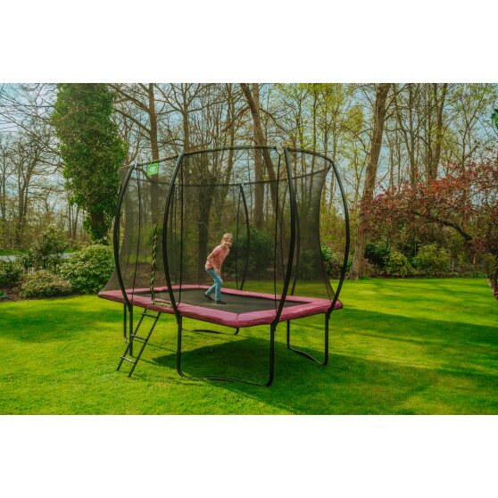 Trampoline EXIT Silhouette 214x305cm - rose