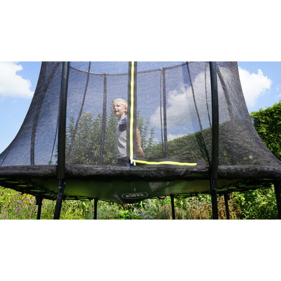 Trampoline EXIT Silhouette 153x214cm avec échelle - noir
