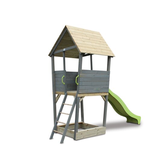Tour de jeu en bois EXIT Aksent - gris
