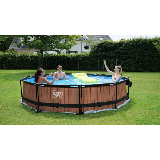 Piscine EXIT Lime ø360x76cm avec pompe filtrante - vert