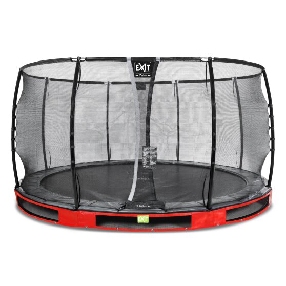 09.40.14.80-trampoline-enterre-exit-elegant-o427cm-avec-filet-de-securite-deluxe-rouge