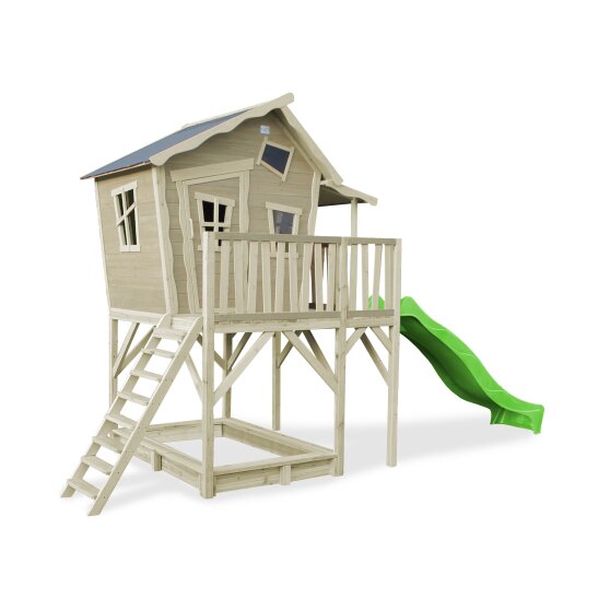 Cabane en bois EXIT Crooky 750 - gris-beige