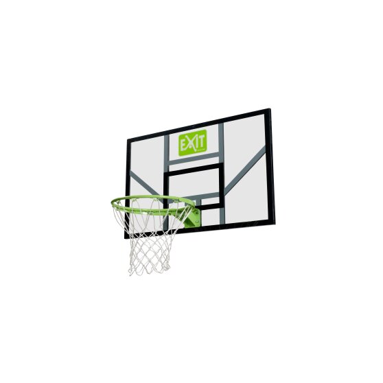 Panier de basket avec anneau et filet EXIT Galaxy - vert/noir
