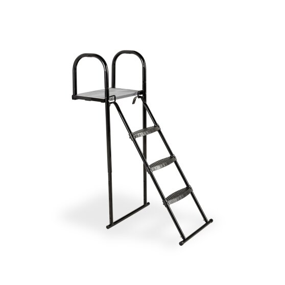 Plateforme EXIT Trampoline avec échelle pour hauteur de cadre de trampoline entre 95-110cm
