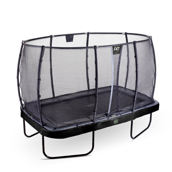 Trampoline EXIT Elegant Premium ensemble complet 244x427cm - noir