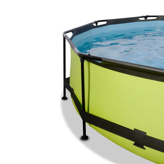 Piscine EXIT Lime ø300x76cm avec pompe filtrante - vert