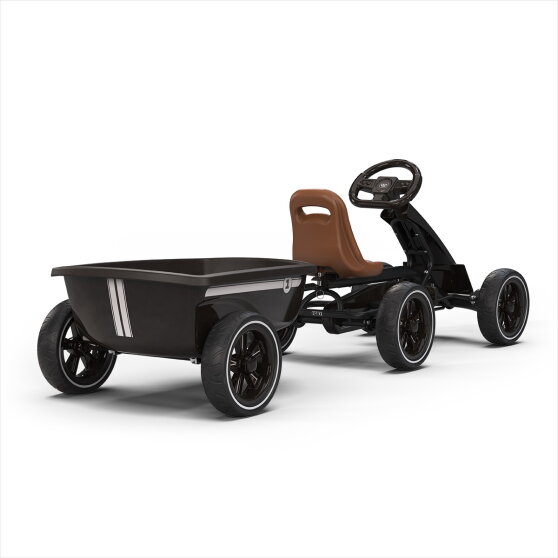 EXIT Foxy kart à pédales avec remorque pour enfants noir | dès 2 ans