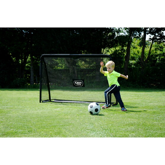 But de football en acier EXIT Maestro 180 x 120 cm - noir