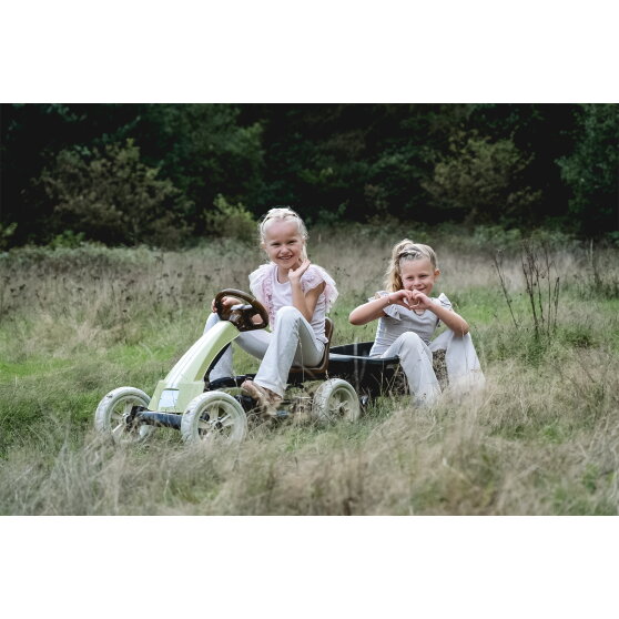EXIT Foxy kart à pédales avec remorque pour enfants vert | dès 2 ans