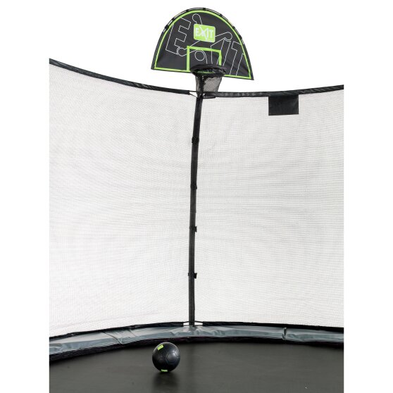 Panier de basket-ball pour trampoline EXIT - vert/noir