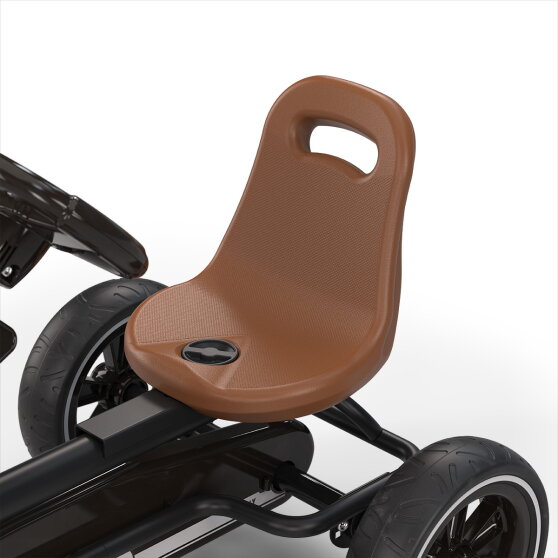 EXIT Foxy kart à pédales avec remorque pour enfants noir | dès 2 ans