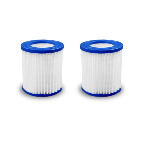 Cartouches de filtration pour piscine EXIT ø 8 x 9 cm (2 pièces)