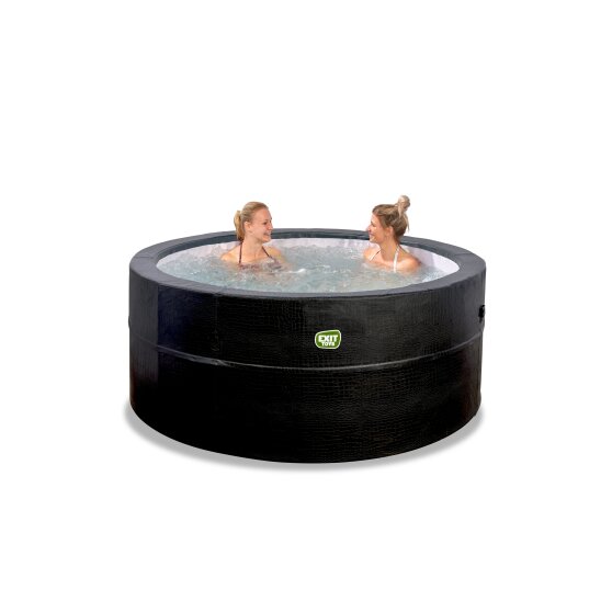 EXIT Leather Premium spa (4 personnes) - noir