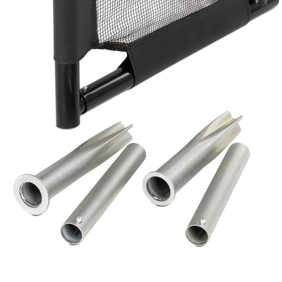 But de football en acier EXIT Maestro 180 x 120 cm - noir