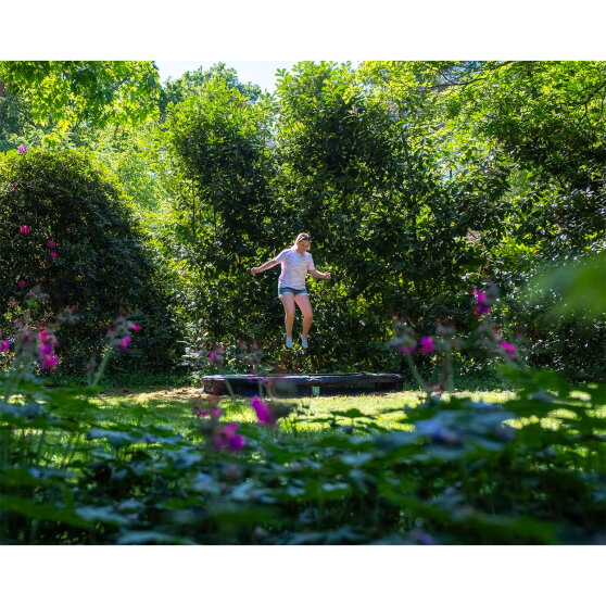 Trampoline enterré EXIT Silhouette sports ø244cm - noir