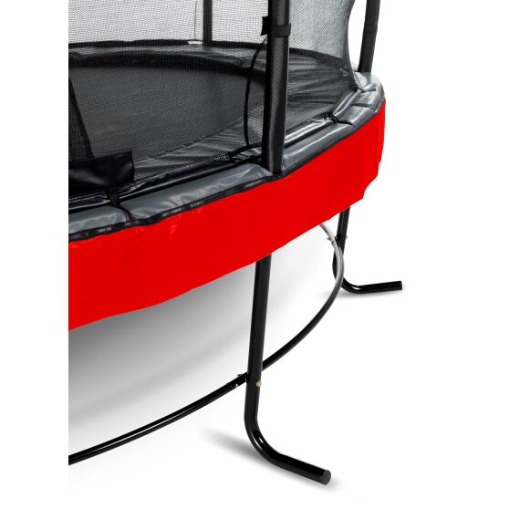 Trampoline EXIT Elegant Premium ø427cm avec filet de sécurité Deluxe - rouge