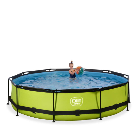 Piscine EXIT Lime ø360x76cm avec pompe filtrante - vert