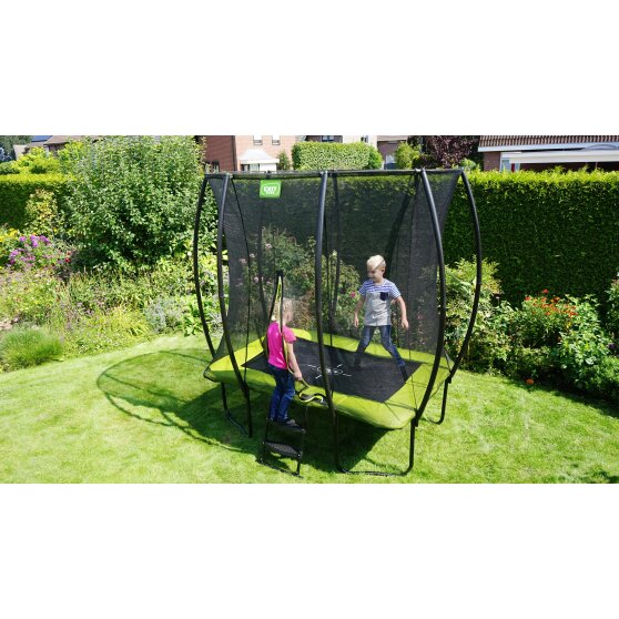 Trampoline EXIT Silhouette 153x214cm - vert