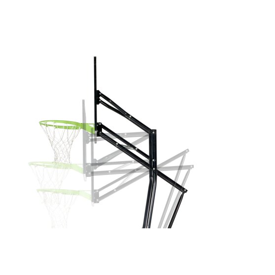 Panier de basket et anneau de dunk sur pieds EXIT Galaxy - vert/noir