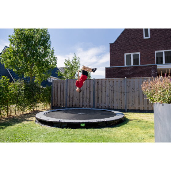 Trampoline enterré EXIT Elegant Premium sports ø366cm - noir