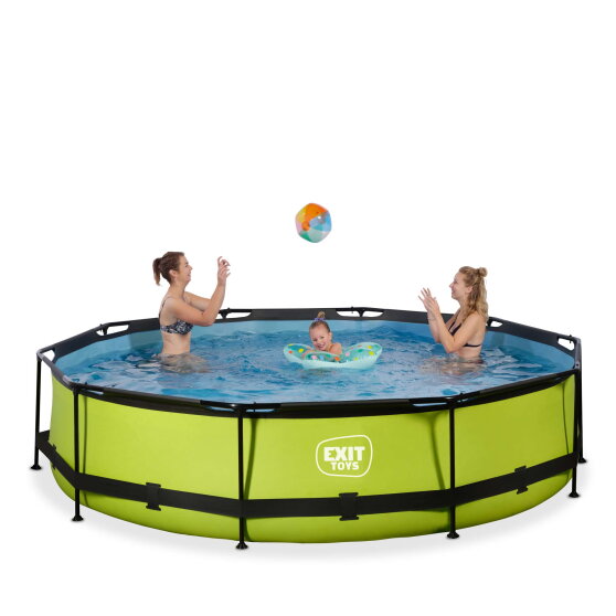 Piscine EXIT Lime ø360x76cm avec pompe filtrante - vert
