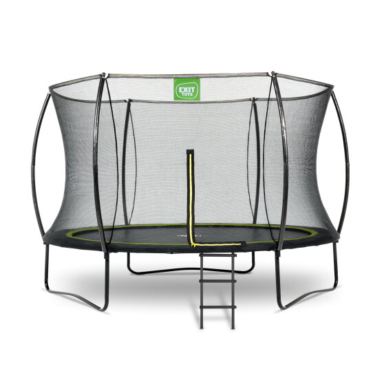 Trampoline EXIT Silhouette ø305cm avec échelle - noir