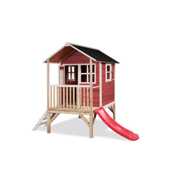 Cabane en bois EXIT Loft 300 - rouge