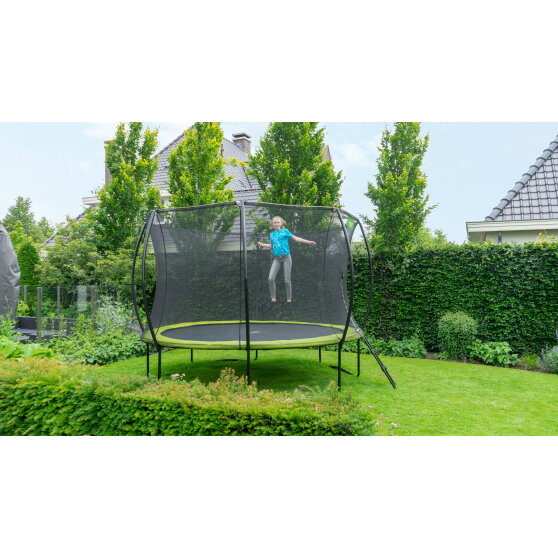 Trampoline EXIT Silhouette ø366cm - vert