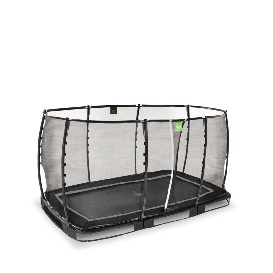 Trampoline enterr&eacute; EXIT Allure Premium 214x366cm - noir