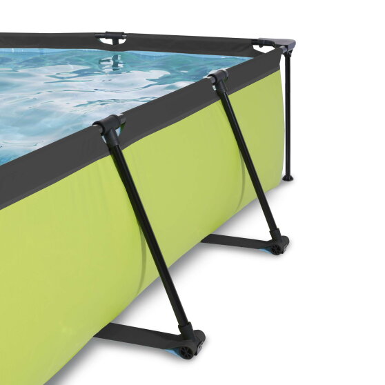 Piscine EXIT Lime 300x200x65cm avec pompe filtrante - vert