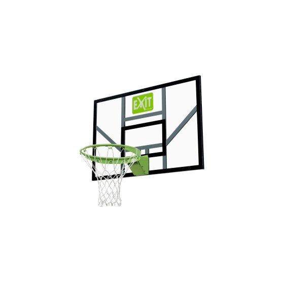Panier de basket avec anneau de dunk et filet EXIT Galaxy - vert/noir