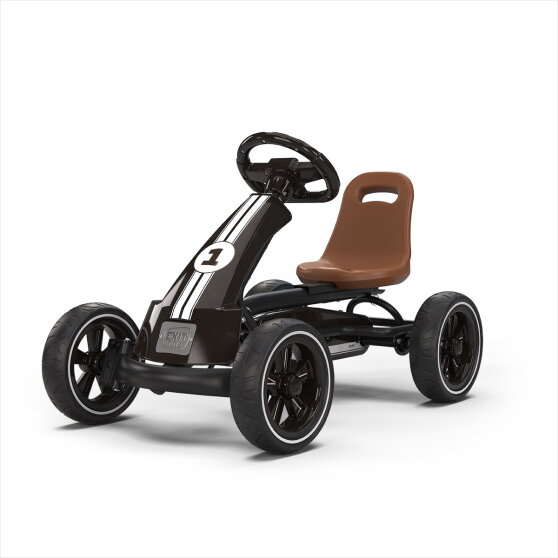EXIT Foxy kart à pédales pour enfants noir | kart à pédales dès 2 ans