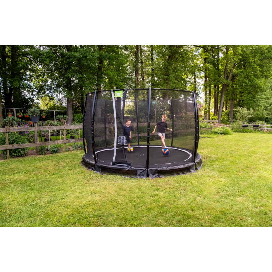 Trampoline enterr&eacute; EXIT Allure Classic &oslash;305cm - noir