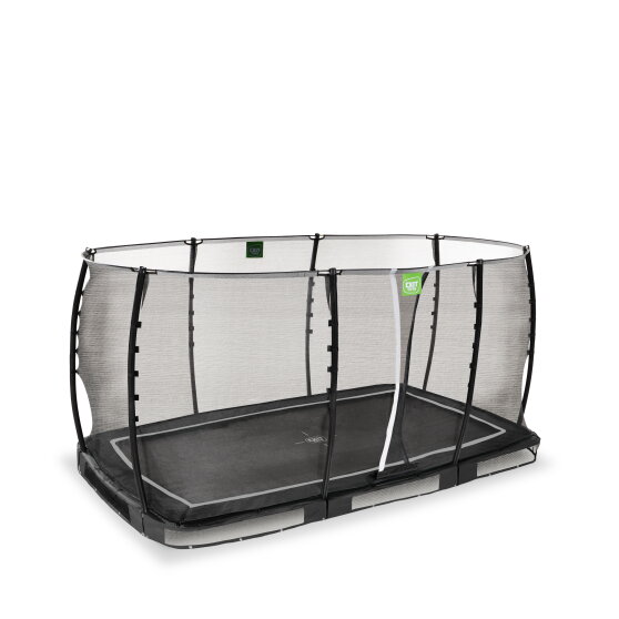 Trampoline enterr&eacute; EXIT Allure Classic 244x427cm - noir