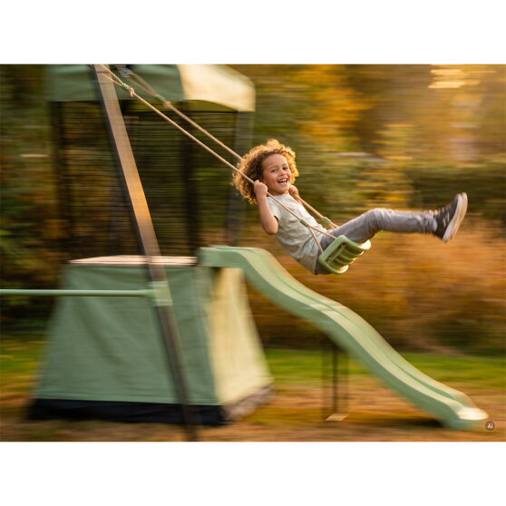Aire de jeux avec toboggan et balançoire EXIT Ivy