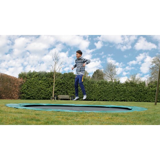 Le trampoline enterré EXIT Supreme groundlevel ø305cm - gris