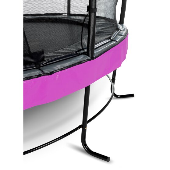 Trampoline EXIT Elegant Premium ø427cm avec filet de sécurité Deluxe - violet