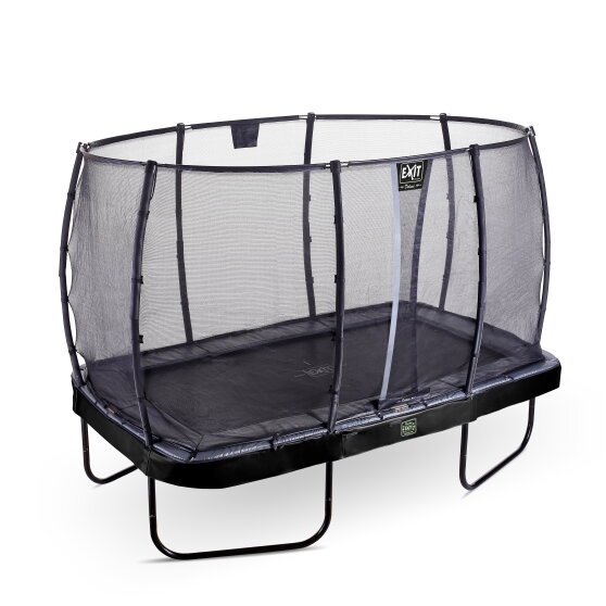 Trampoline EXIT Elegant Premium ensemble complet 214x366cm - noir