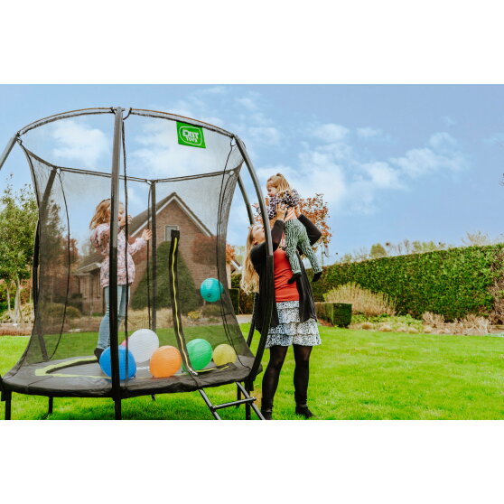 Trampoline EXIT Silhouette ø183cm - vert + kit d’accessoires offert