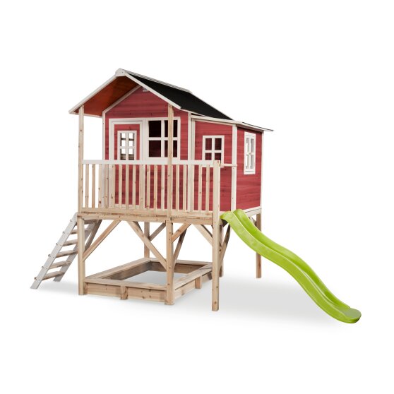 Cabane en bois EXIT Loft 550 - rouge